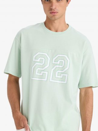 تی شرت مردانه نعنایی دفکتو