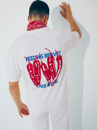 تی شرت مردانه سفید دفکتو