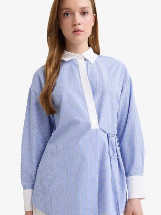 تونیک زنانه آبی دفکتو