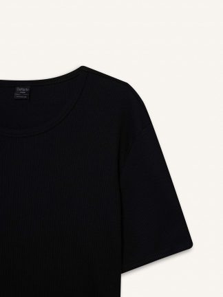 تی شرت مردانه مشکی دفکتو