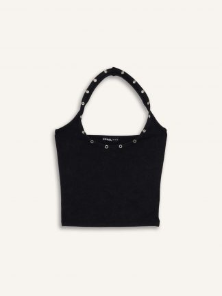 تاپ زنانه مشکی دفکتو