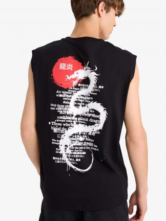 تاپ مردانه مشکی دفکتو