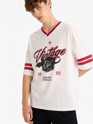 تی شرت مردانه بژ دفکتو