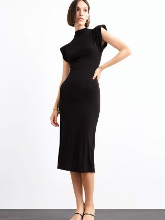 پیراهن زنانه مشکی دفکتو