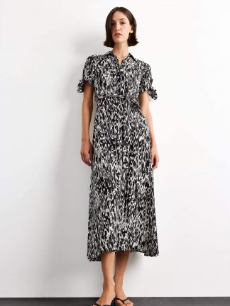 پیراهن زنانه مشکی دفکتو