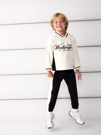 ست لباس نوزادی پسرانه بژ دفکتو