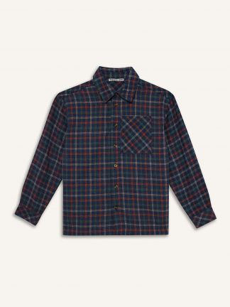 پیراهن پسرانه نیلی دفکتو