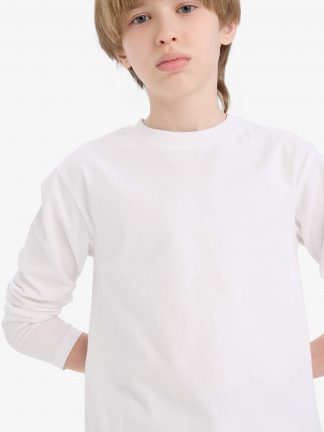 تی شرت پسرانه سفید دفکتو