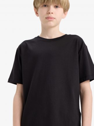 تی شرت پسرانه مشکی دفکتو