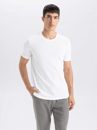 تی شرت مردانه بژ دفکتو