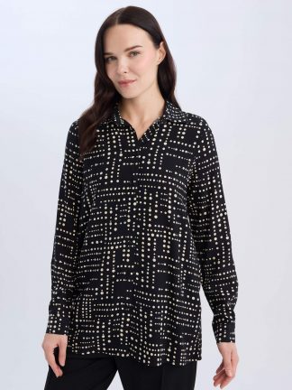 تونیک زنانه مشکی دفکتو