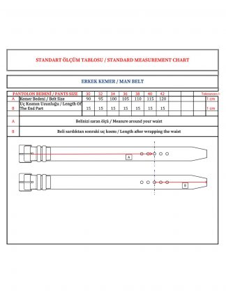 کمربند مردانه چند رنگ دفکتو