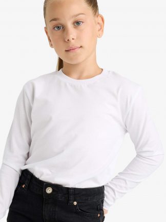 تی شرت دخترانه سفید دفکتو