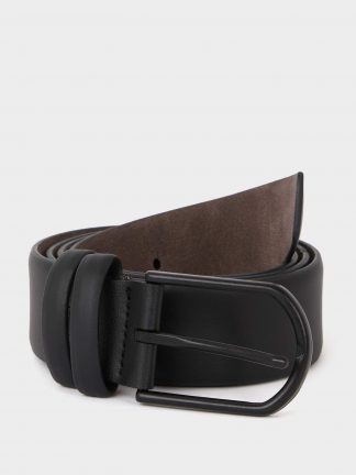 کمربند مردانه مشکی دفکتو