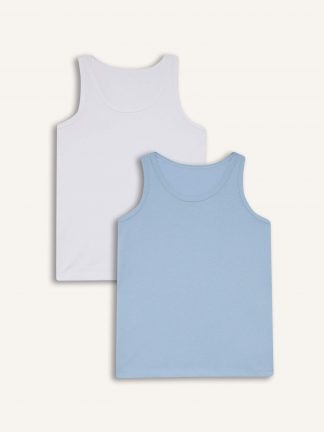 زیرپوش پسرانه آبی روشن دفکتو