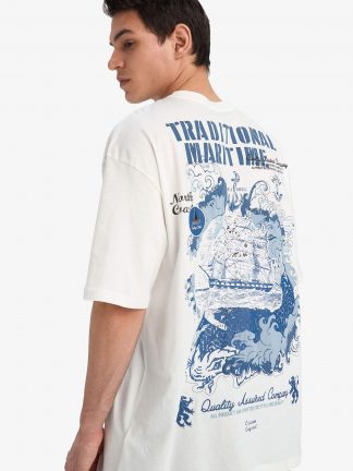 تی شرت مردانه بژ دفکتو