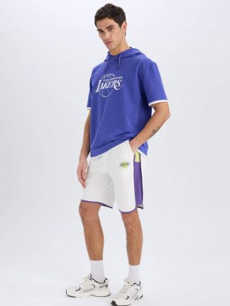 شلوارک مردانه بژ دفکتو