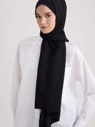 روسری و شال زنانه مشکی دفکتو