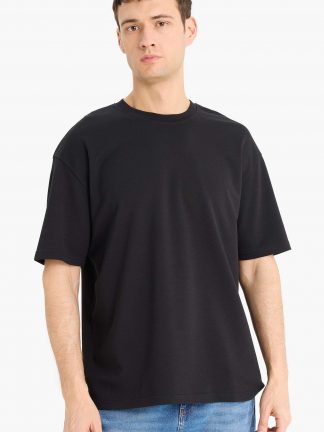 تی شرت مردانه مشکی دفکتو