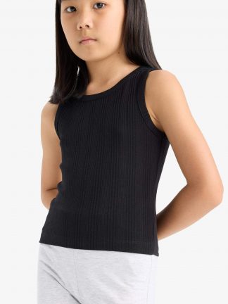 تاپ دخترانه مشکی دفکتو