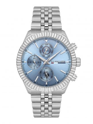 ساعت مچی مردانه خاکستری یو اس پولو