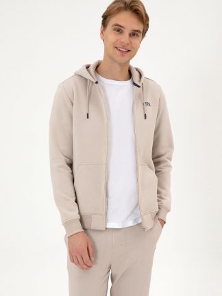 هودی مردانه طوسی یو اس پولو