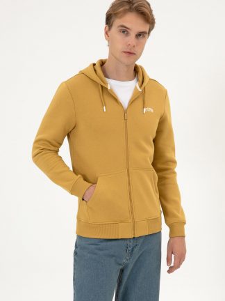 هودی مردانه آبی نفتی یو اس پولو