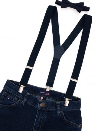 ساسپندر پسرانه سرمه ای یو اس پولو