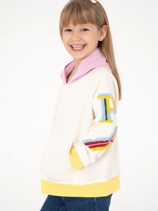 هودی دخترانه کرم یو اس پولو