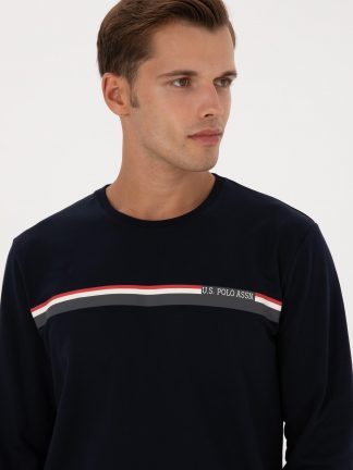 لباس راحتی مردانه سرمه ای یو اس پولو