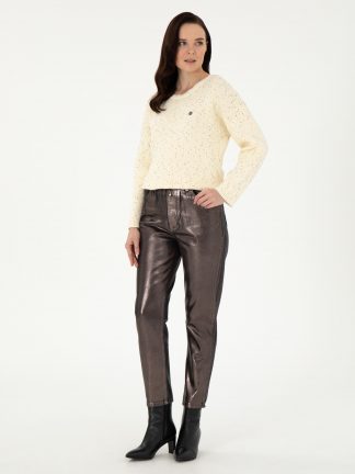 پلیور زنانه بژ پیرکاردین