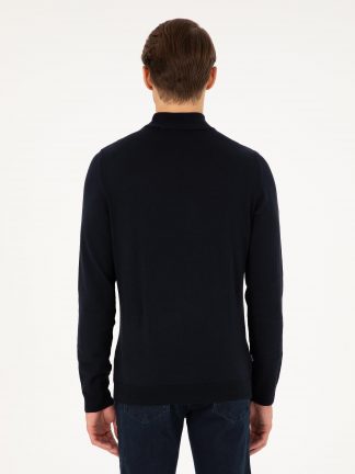 پلیور مردانه سرمه ای پیرکاردین