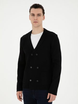 ژاکت مردانه مشکی پیرکاردین