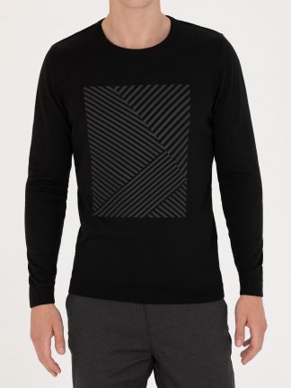 پلیور مردانه مشکی پیرکاردین