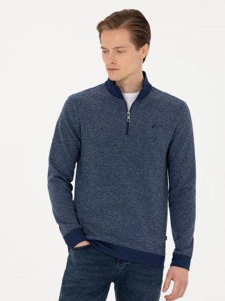 سویشرت مردانه سرمه ای کاشارل