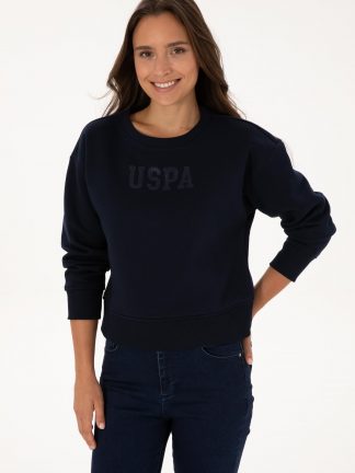 سویشرت زنانه سرمه ای یو اس پولو