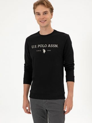 سویشرت مردانه مشکی یو اس پولو