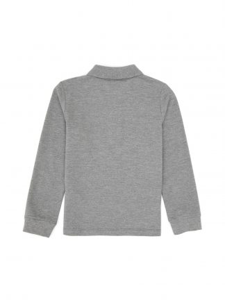 پیراهن پسرانه خاکی ملانژ یو اس پولو