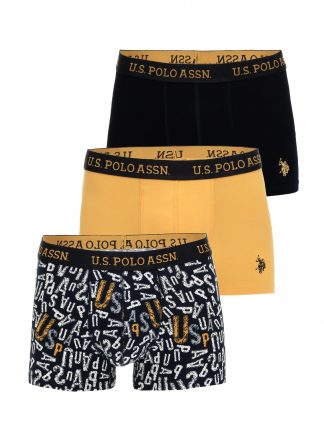 شورت مردانه زرد یو اس پولو