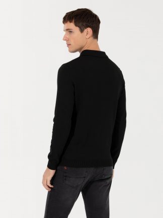 پلیور مردانه مشکی پیرکاردین