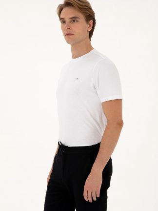 تی شرت مردانه سفید یو اس پولو