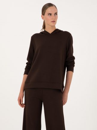 هودی زنانه قهوه ای پیرکاردین