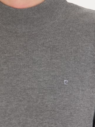 پلیور مردانه خاکی ملانژ پیرکاردین