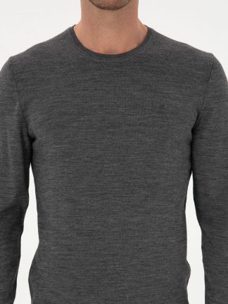 پلیور مردانه خاکی ملانژ کاشارل