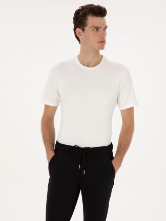 تی شرت مردانه بژ پیرکاردین