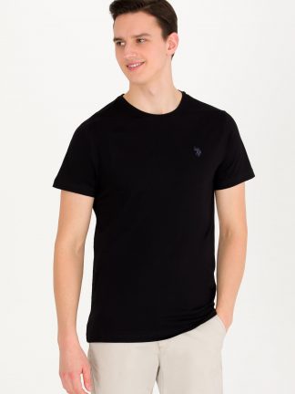 تی شرت مردانه مشکی یو اس پولو