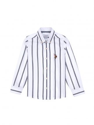 پیراهن پسرانه سرمه ای یو اس پولو