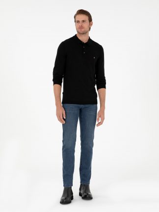 پلیور مردانه مشکی پیرکاردین