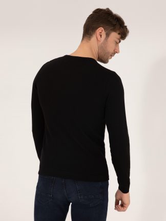 پلیور مردانه مشکی پیرکاردین