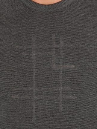 پلیور مردانه خاکی ملانژ پیرکاردین